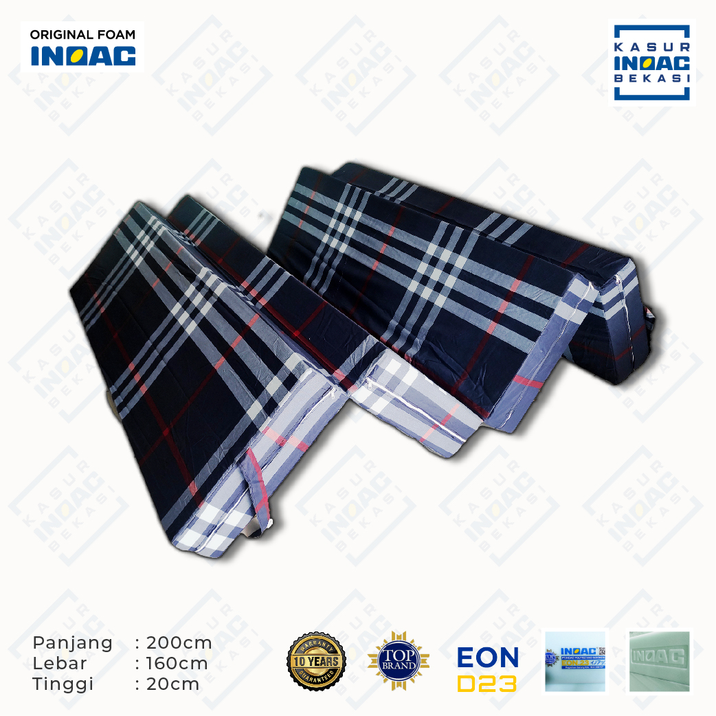 Kasur Lipat Inoac Bekasi No 2 160x200 EON D23 Density 23-01 INOAC kasur lipat no 2 tebal 20 ukuran 160x200x20 Eon d23