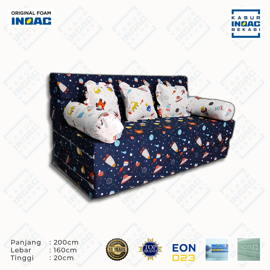 INOAC Sofa bed no 2 tebal 20 ukuran 160x200x20 Eon d23