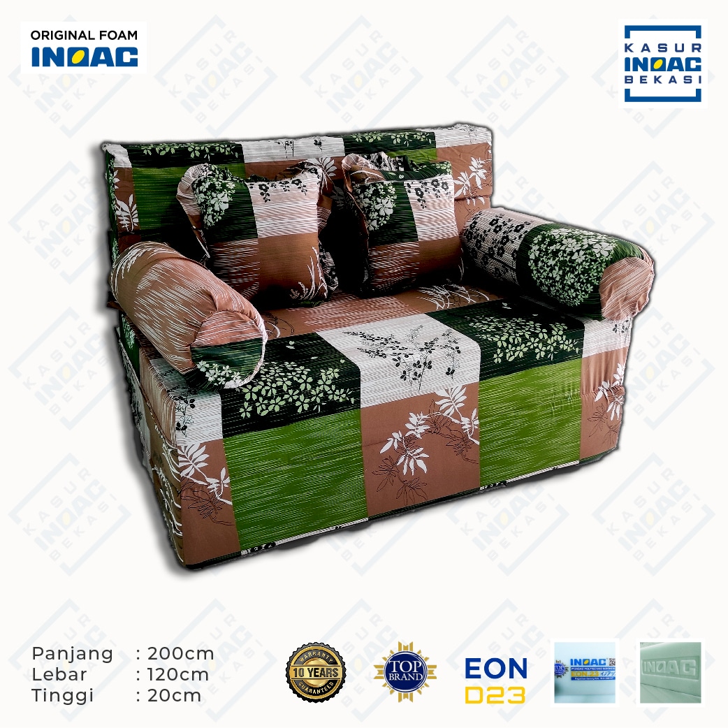 INOAC Sofa bed no 3 tebal 20 ukuran 120x200x20 Eon d23